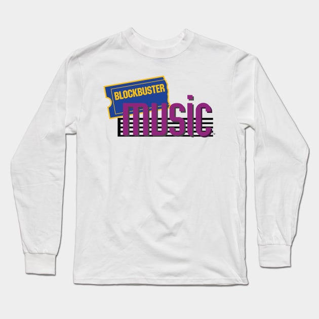 Blockbuster Music Long Sleeve T-Shirt by N8I